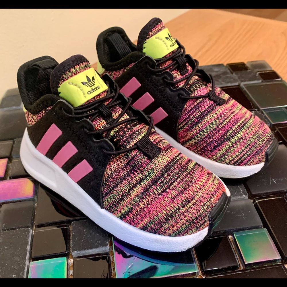 Like New Sz 7k Adidas Kids Shoe EVM 004001